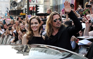 angie brad london wwz premier